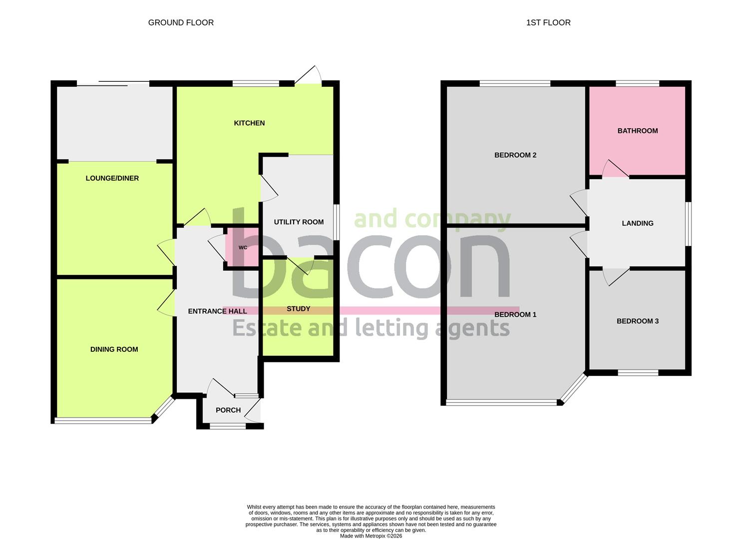 Floor Plan | House - Semi-Detached | Glebeside Avenue, Worthing | For Sale